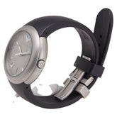 エンポリオ アルマーニ 腕時計 AR-0801 クオーツ シルバー文字盤 ステンレススチール ラバー メンズ Emporio Armani 【中古】